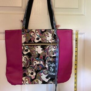New handmade dog tote bag.